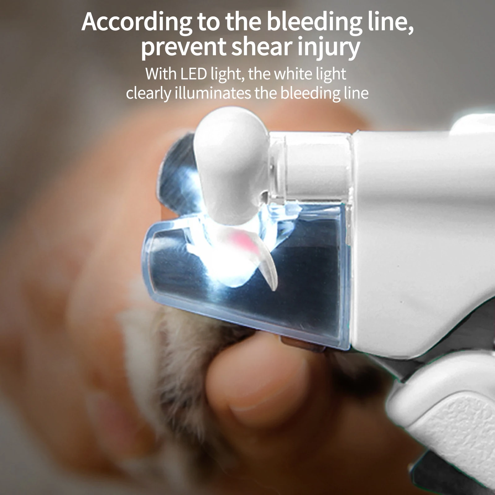 

Cat Paw Nail Scissor Pet Nail Clippers Cutter Grooming Electric Claw Scissors Cat Dog Products With Led Light Claw Nail Scissors