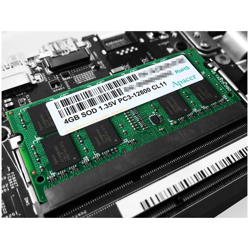 APACER 4 ГБ/8 ГБ SODIMM DDR3L 1600 PC3L 12800 оперативная память для ноутбука DDR3 L
