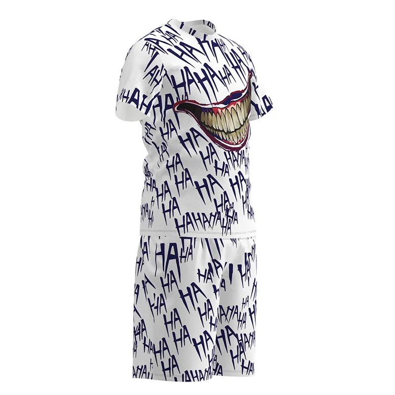 Футболка и шорты мужские с коротким рукавом пляжный комплект в стиле хип-хоп