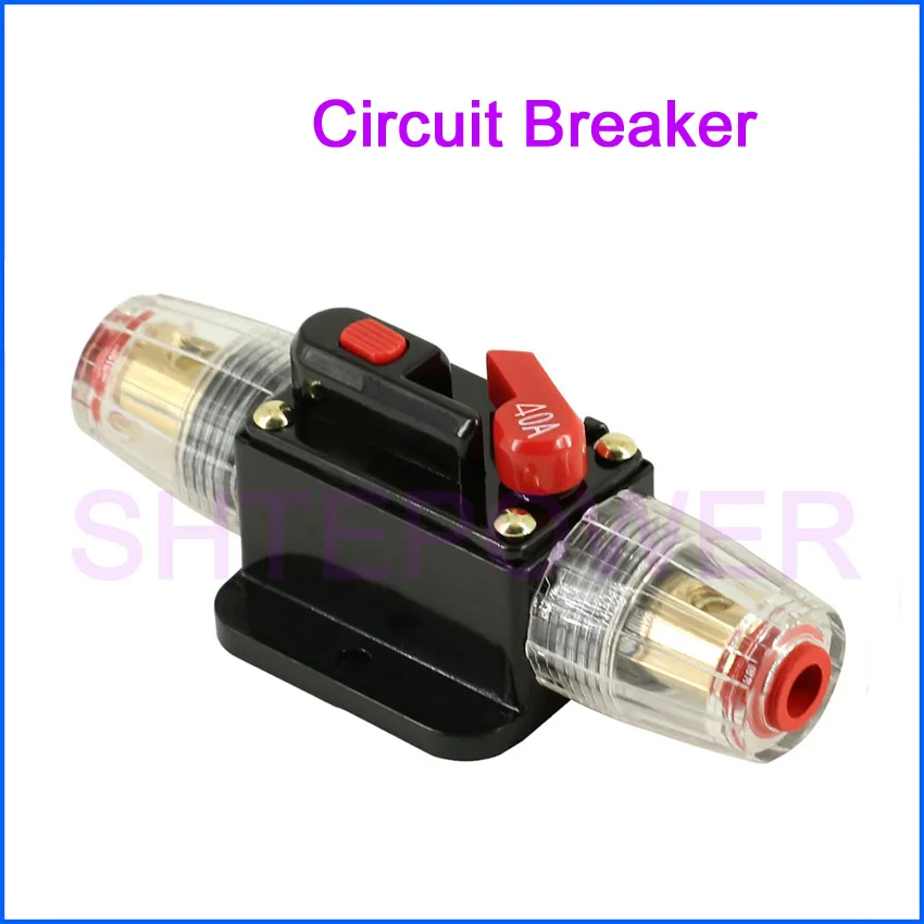 12V 24V DC Автоматический выключатель 20A 30A 40A 50A 60A 80A 100A домашняя солнечная система