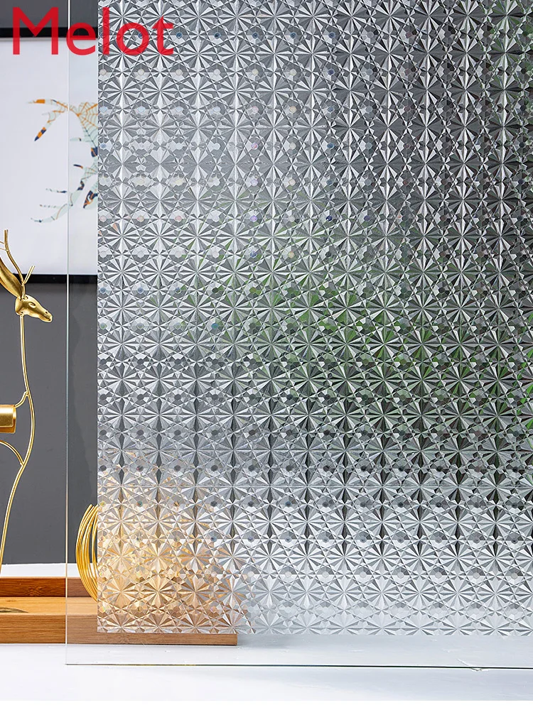 

Антикварная антиэкспозиционная Бытовая Защитная прозрачная стеклянная наклейка для ванной комнаты, Электростатическая пленка