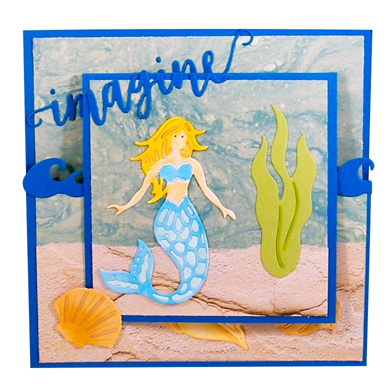 МОРСКАЯ ФОРМА для ножей металлическая Форма резки набор серебряной формы