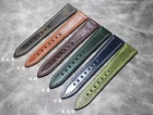 Ремешок ручной работы из дышащей вощеной кожи Крейзи Хорс, быстросъемный браслет из натуральной кожи для наручных часов, 18 19 20 21 22