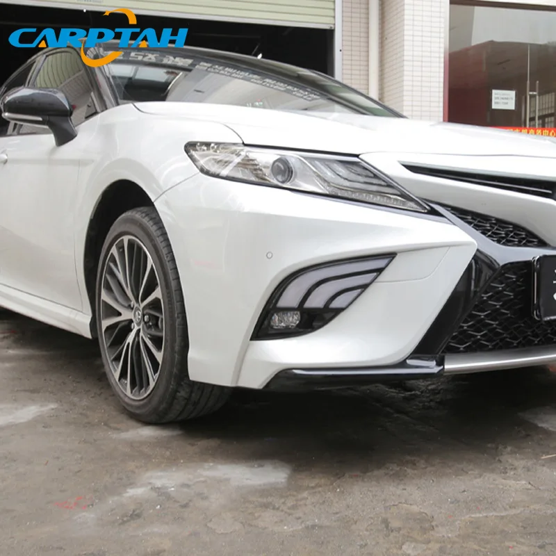 Светодиодный дневной светильник для Toyota Camry SE 2018 2019 Водонепроницаемый 12V желтый