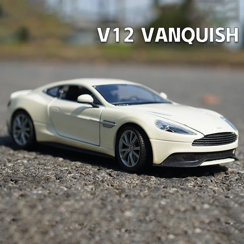 WELLY 1:24 Aston Martin VANQUISH V12 Supercar Legierung Auto Modell Gießt Druck & Spielzeug Fahrzeuge Sammeln Auto Spielzeug Junge Geburtstag geschenke