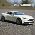 Модель автомобиля супер-автомобиля из сплава Aston Martin VANQUISH V12 1:24, Литые и игрушечные автомобили, коллекционная игрушечная машинка