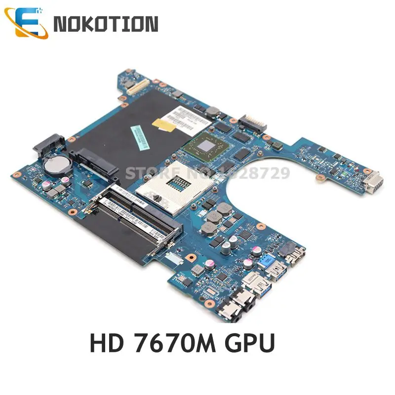 

NOKOTION Laptop Motherboard For Dell Inspiron N5520 15R 5520 DDR3 HD7670M GPU QCL00 LA-8241P CN-06D5DG 06D5DG 6D5DG Mainboard