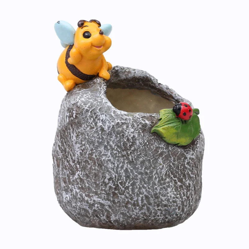 Цветочный горшок для суккулентов милые зеленые растения цветочный дома офиса