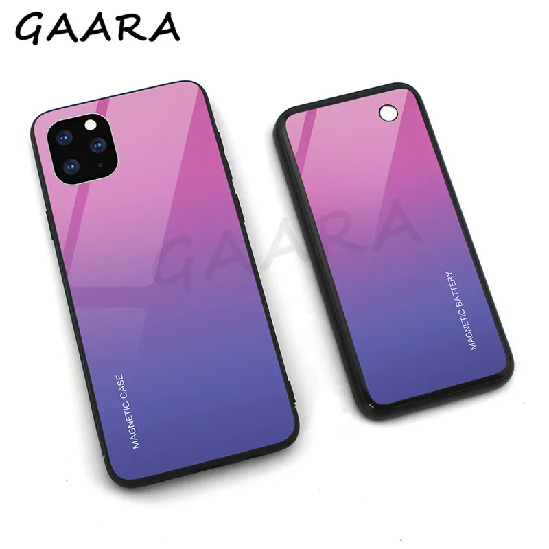 5000mAh Battery Charger Case for iPhone 11 Pro Wireless Magnetic Powerbank Cover for iPhone 11 Pro Max Gradient Power Case coque