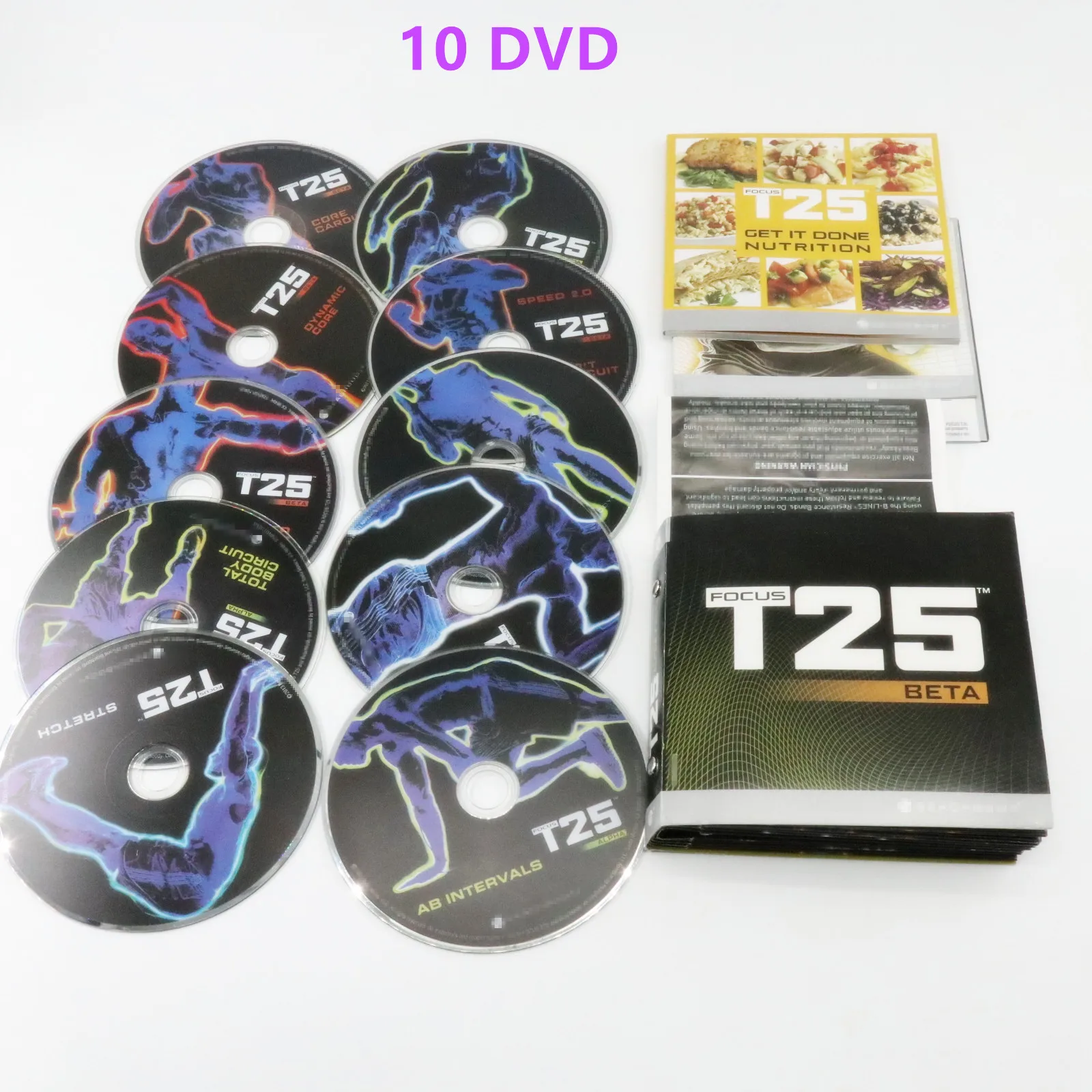 Тренировочные dvd-диски Focus T25 Gamma с 4 дисками календарем 10DVD или 4DVD | Электроника