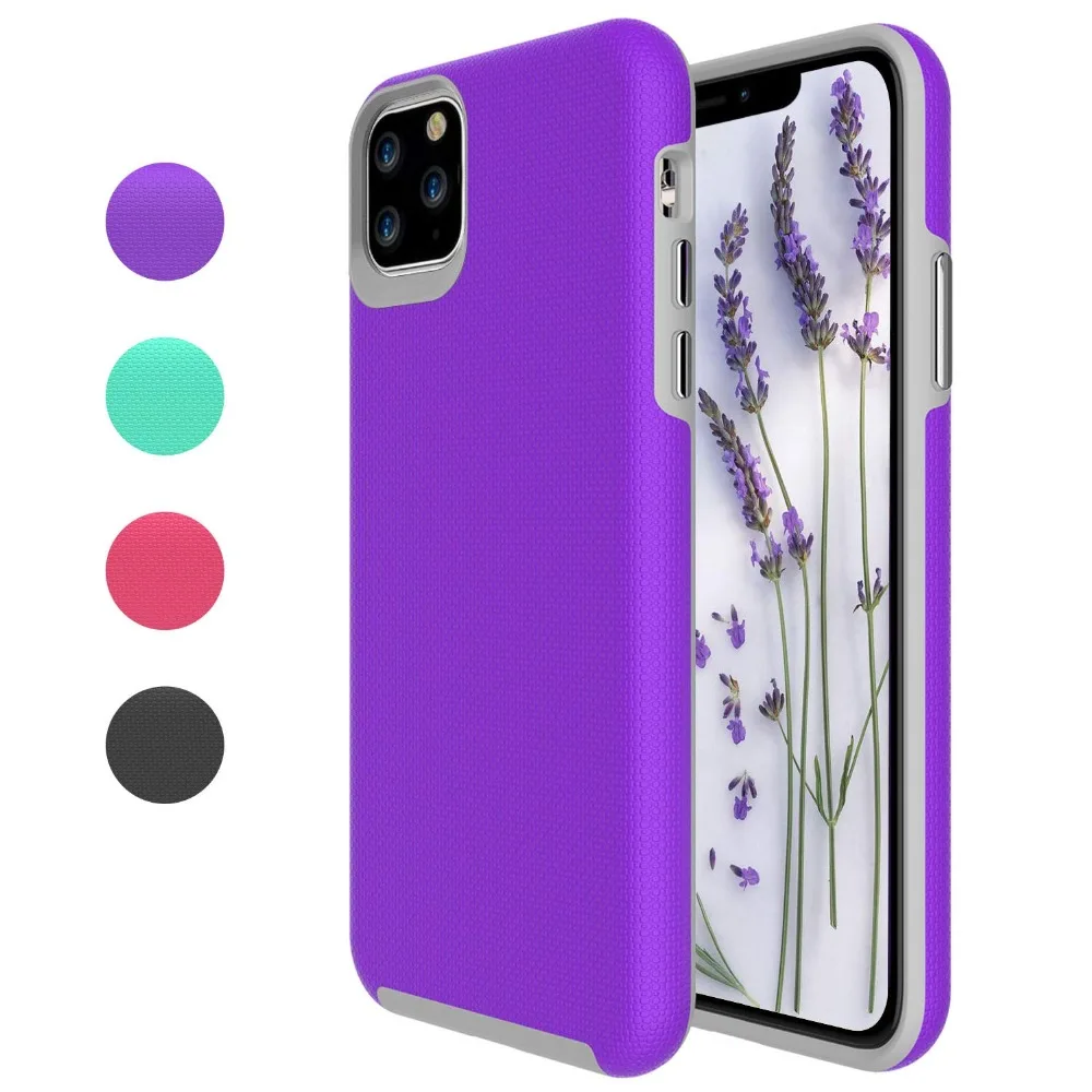 Противоударный ТПУ бампер Противоскользящий сверхпрочный чехол для Iphone 11 Pro X Xs Max