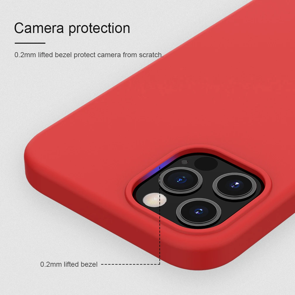 for iphone 12 12 pro case nillkin flex pure pro magnetic silicone case for iphone 12 pro max back cover for iphone 12 mini free global shipping