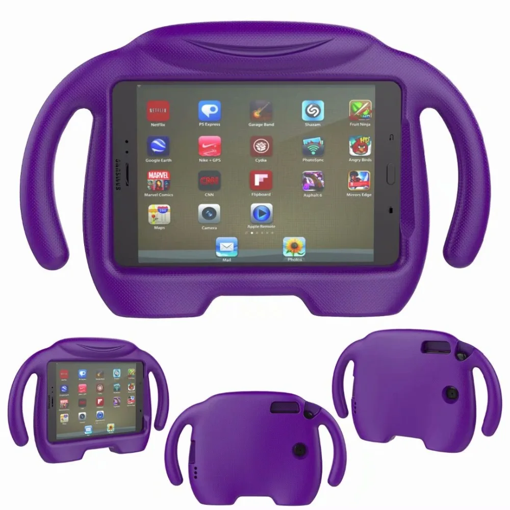 Детское безопасное пенное покрытие EVA для Samsung Galaxy Tab A 8,0 SM T350 T355 P350 P355 " чехол для планшета силиконовый чехол+ ручка