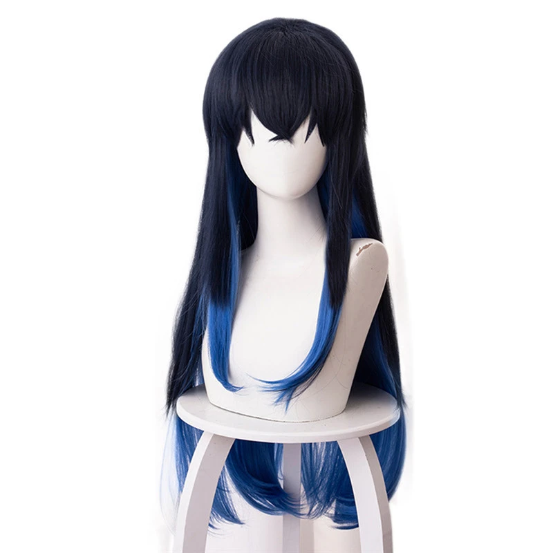 

Anime Demon Slayer Kimetsu No Yaiba Cosplay Hashibira Inosuke Wig Women Long Heat Resistant Synthetic Hair Transgender Wigs