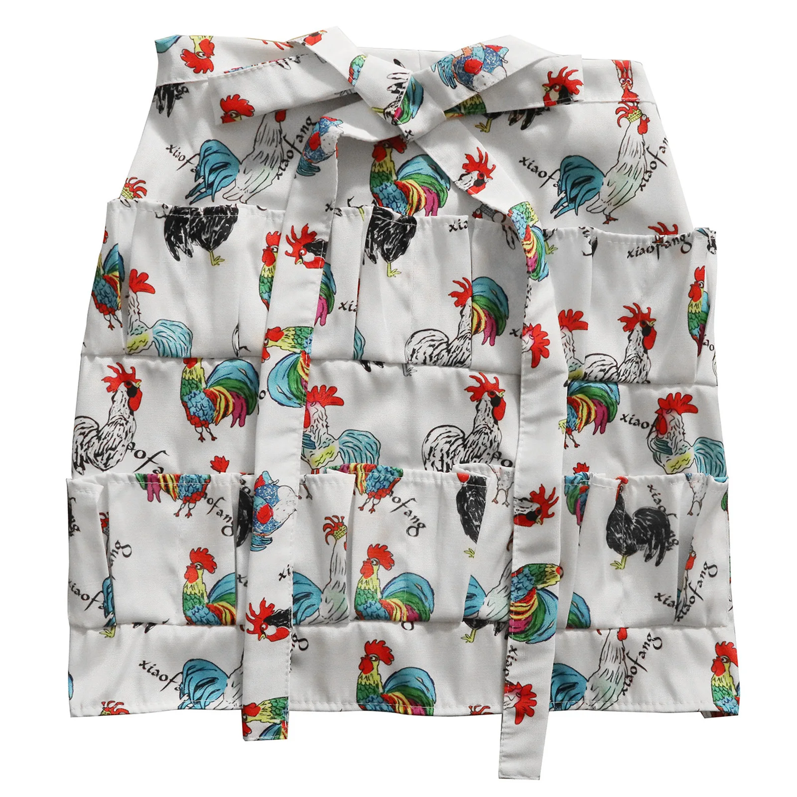 

Kitchen Cotton Apron Dress Women Multi Pocket Egg Collector Novelty Lovely Erasable Hand Waterproof Apron Limpieza Hogar Home