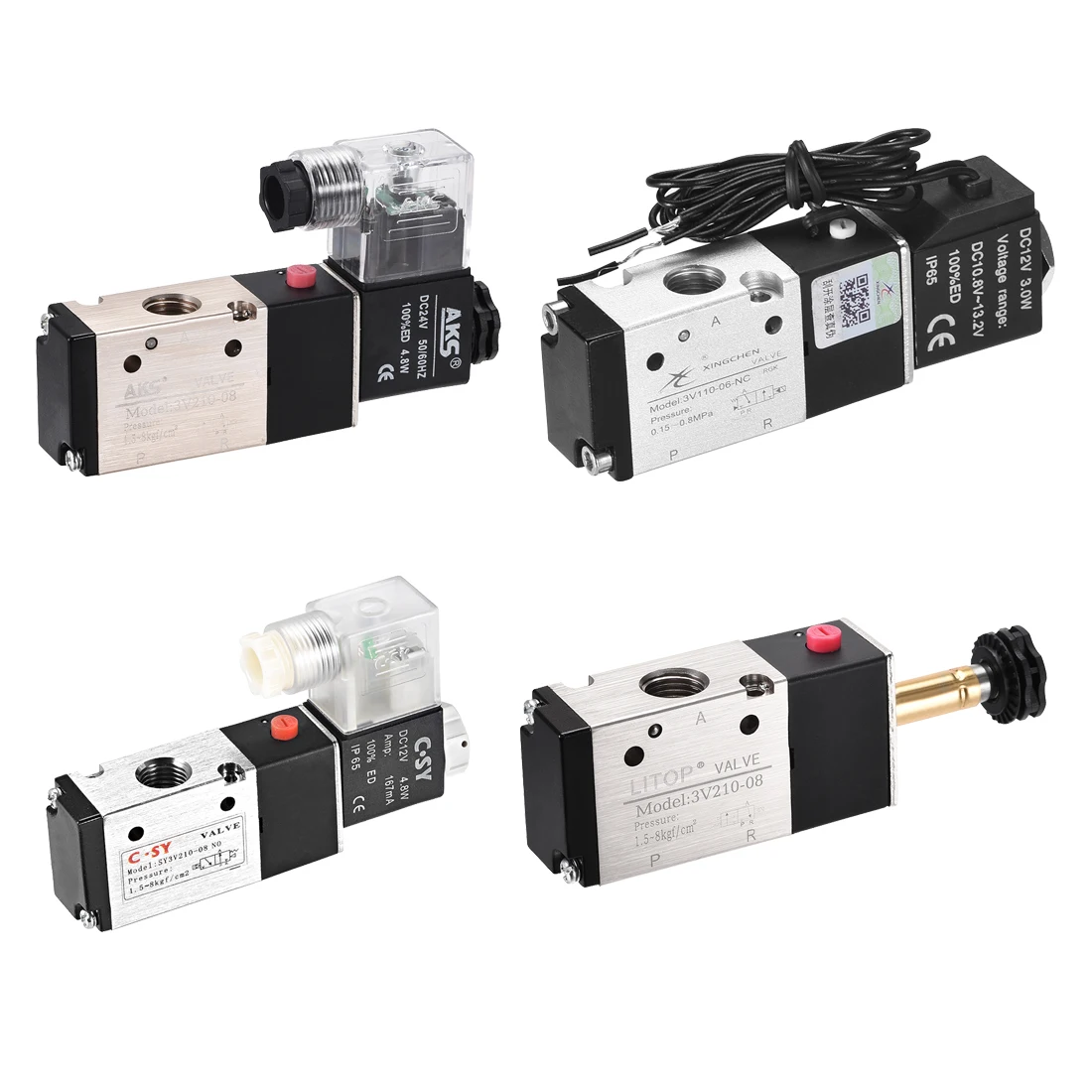 

uxcell 1pc Pneumatic Air Control NC/NO Solenoid Valve 3 Way 2 Position 1/4" PT Internally Single Piloted Acting Type