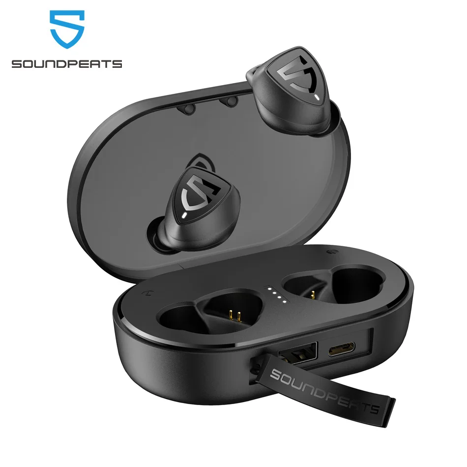 SoundPEATS наушники вкладыши TWS Bluetooth 5 0 True Беспроводной стерео Trueshift 2 in Ear IPX7