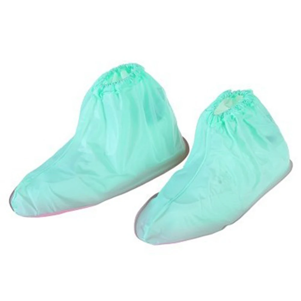 1 пара многоразовых чехлов для дождливой обуви водонепроницаемая защитная обувь