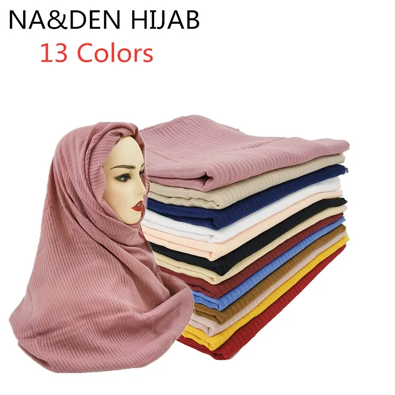 

13 Colors Brand Scarf Women Winter Scarf Warm Hight Quality Striped Solid Long Shawl Fashion Bufandas Mujer Foulard Femme Hijab