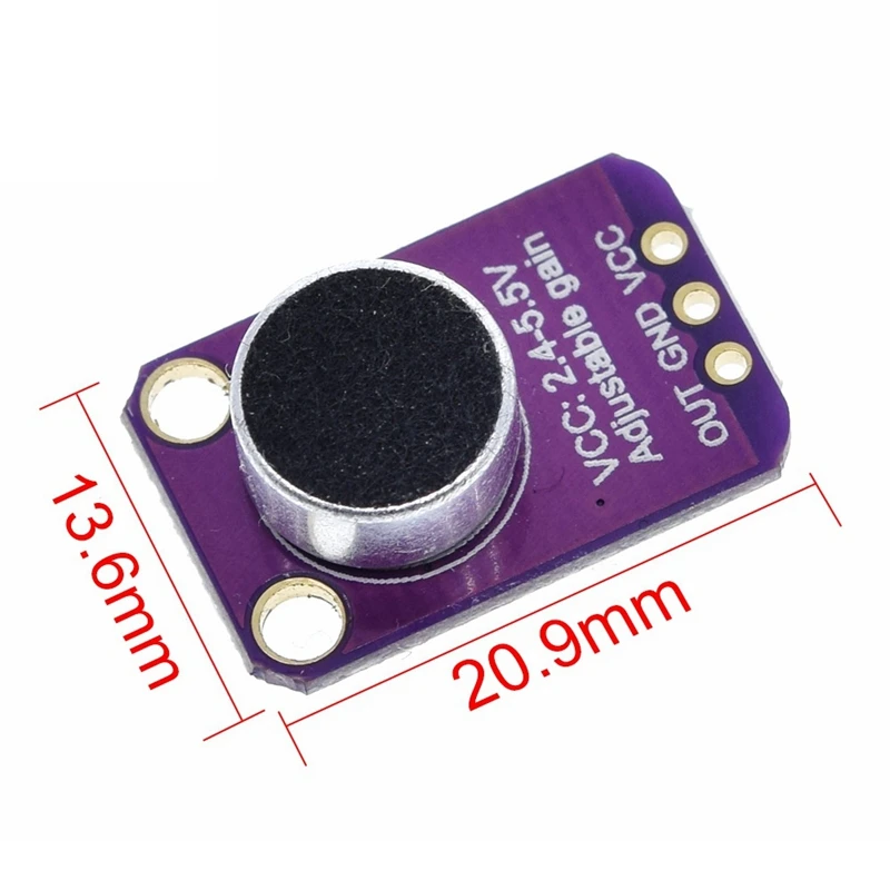GY-MAX4466 электретный усилитель микрофона широкий MAX4466 Регулируемый