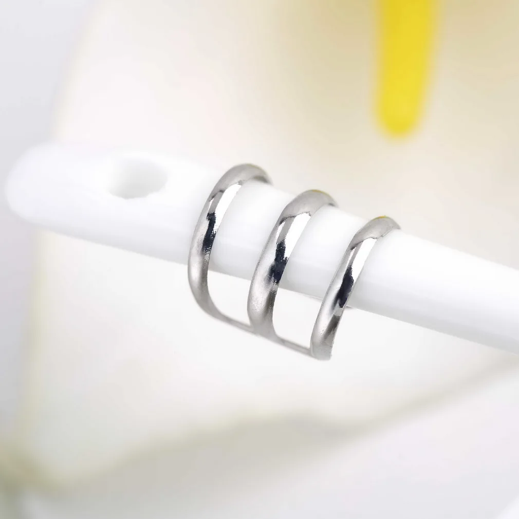 Новые брендовые серьги в стиле панк-рок с зажимом для ушей без пирсинга