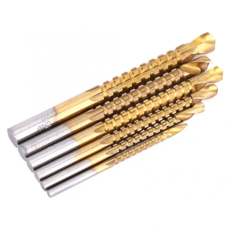 Сверло из быстрорежущей стали для работ по дереву 6 шт. 3-8 мм | Инструменты