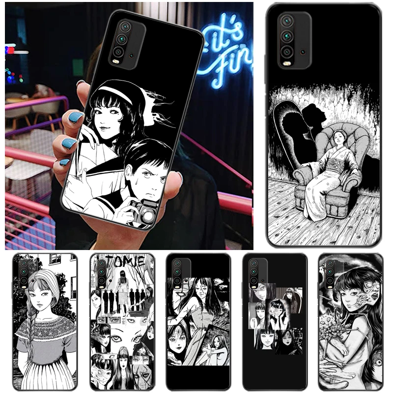 

Japanese Horror Comic Tomie Junji Itou Phone Case For Xiaomi Redmi Note 9 9T 9S Pro MAX 5G K40 Pro K40 Pro Plus K30 K20 Pro
