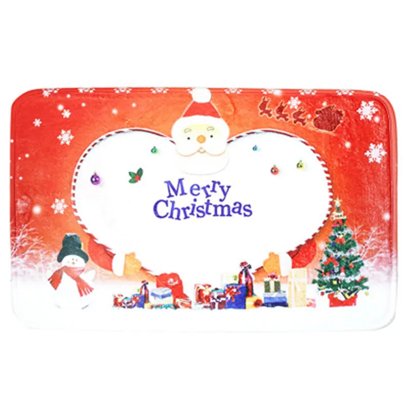 Мультяшный ковер для ванной гостиной Рождественского украшения дешевый коврик