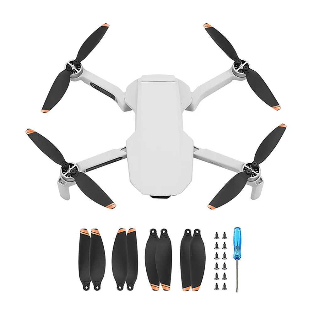 

Сменный Пропеллер для дрона DJI Mini 2, пропеллер с низким уровнем шума светильник легким весом, аксессуары для DJI Mini 2
