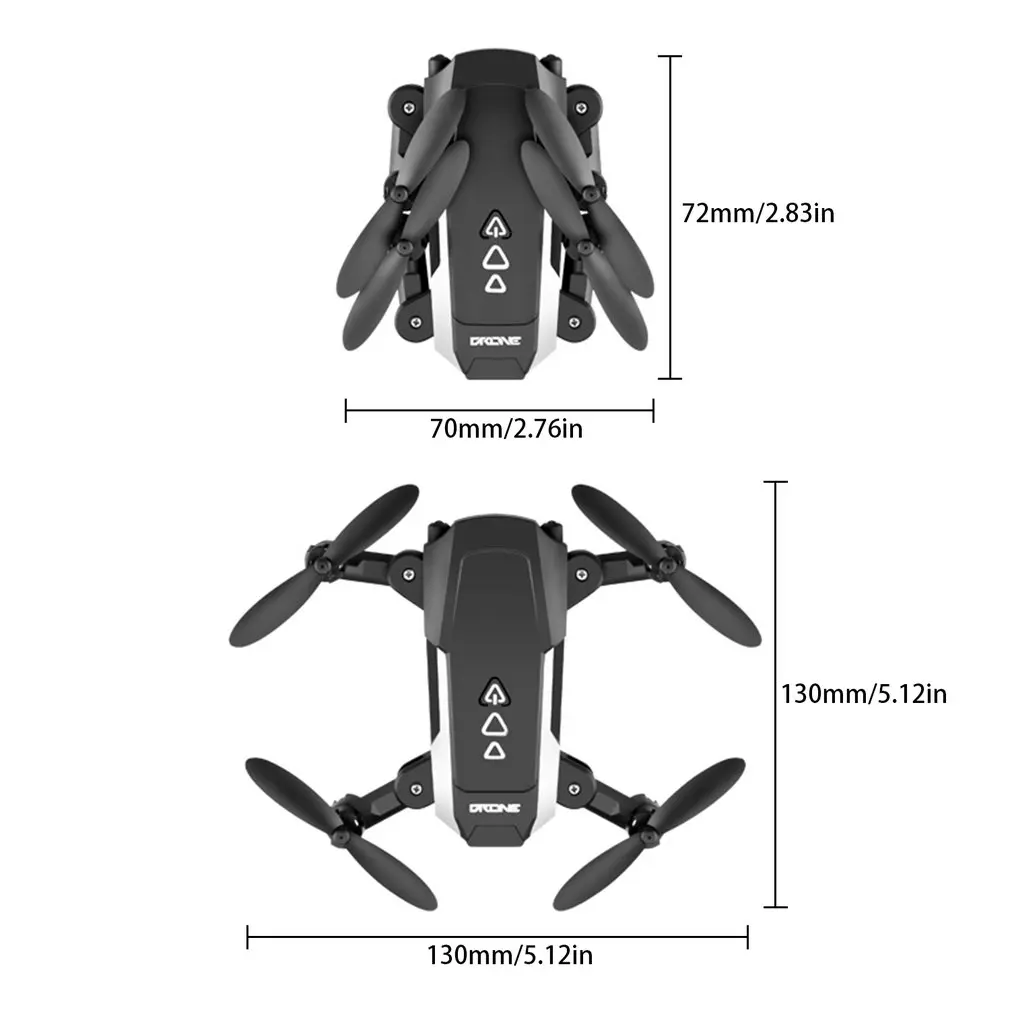 

KK8 Mini RC Drone 4K FPV WiFi Altitude Hold Remote Control Drone One Button Back Foldable Quadcopter With Camera Gifts Toys