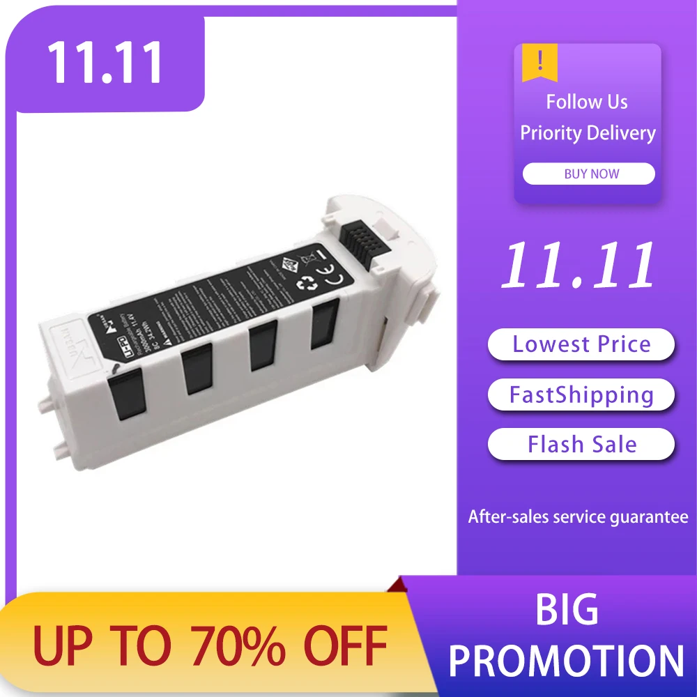 

Original 11.4V 3000mah lipo battery for Hubsan H117S Zino brushless aerial camera quadcopter spare parts drone battery toy parts