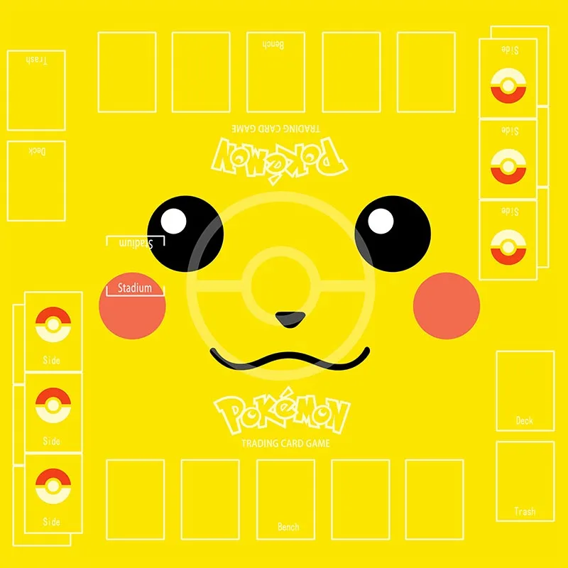 PTCG-Juego de lucha de cartas de Pok&eacute;mon PARA 2 JUGADORES, tapete de mesa, juego de colecci&oacute;n de Pikachu Charizard, juguetes de regalo para ni&ntilde;os-5