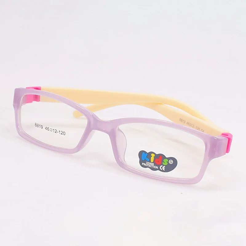 Детские очки для мальчиков и девочек легкая оправа очков по рецепту силиконовая
