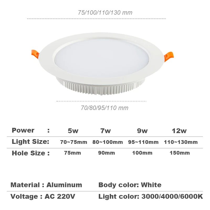 

Nordic Decoracion Hogar Moderno Concealed Bedroom Light Lamp for Living Room Bathroom Kitchen Decor Lamparas De Techo Fixture