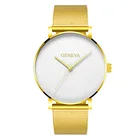 Ультра-тонкие наручные часы для мужчин, роскошный сетчатый ремень, часы из нержавеющей стали, мужские часы, кварцевые часы, простые Erkek Kol Saati