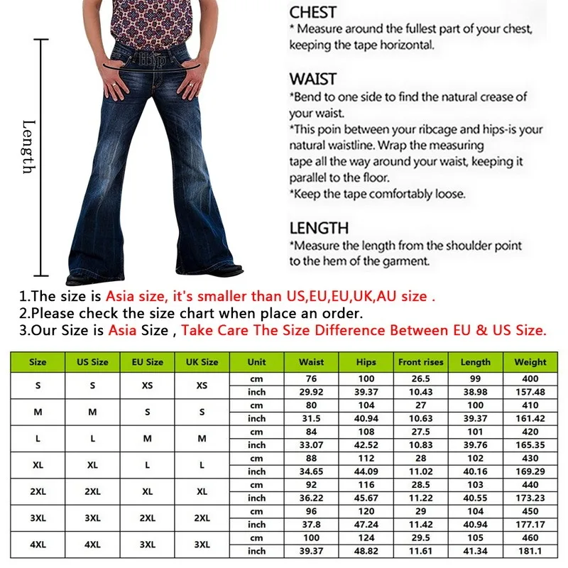 

Men's Vintage Punk Jeans Full Length Light Wash Bootcut Jeans Pocket Flare Pant High Quality Comfy Loose Daily Jean Dropshipping