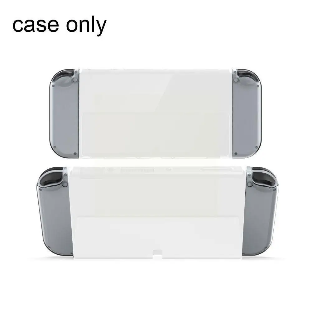 

For Switch Oled Protect Crystal Transparent Case Handle For Switch Shell Anti-Damage & Protector Case Dust M9U6