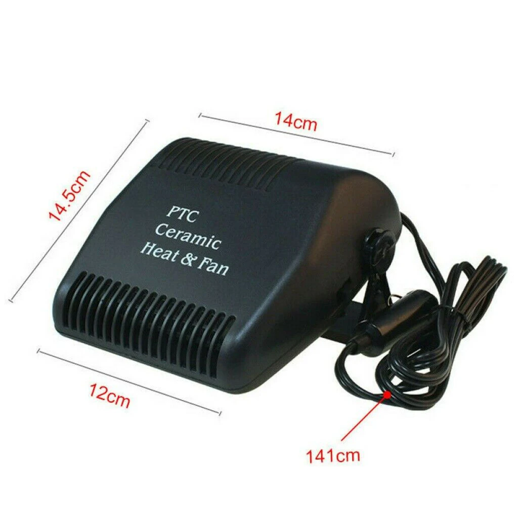 500W 12V Car Fan Heater Defroster Cooler Dryer Demister Outlet Cold / Hot Wind Auto Portable Heating | Автомобили и мотоциклы