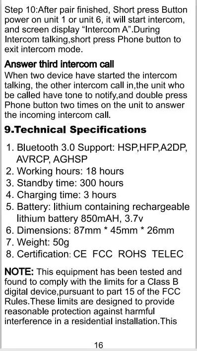 1 шт. V6 Plus 6 Rider мотоцикл Bluetooth шлем гарнитура домофон беспроводной BT полный дуплекс Intercomunicador Interphone FM светодиодный
