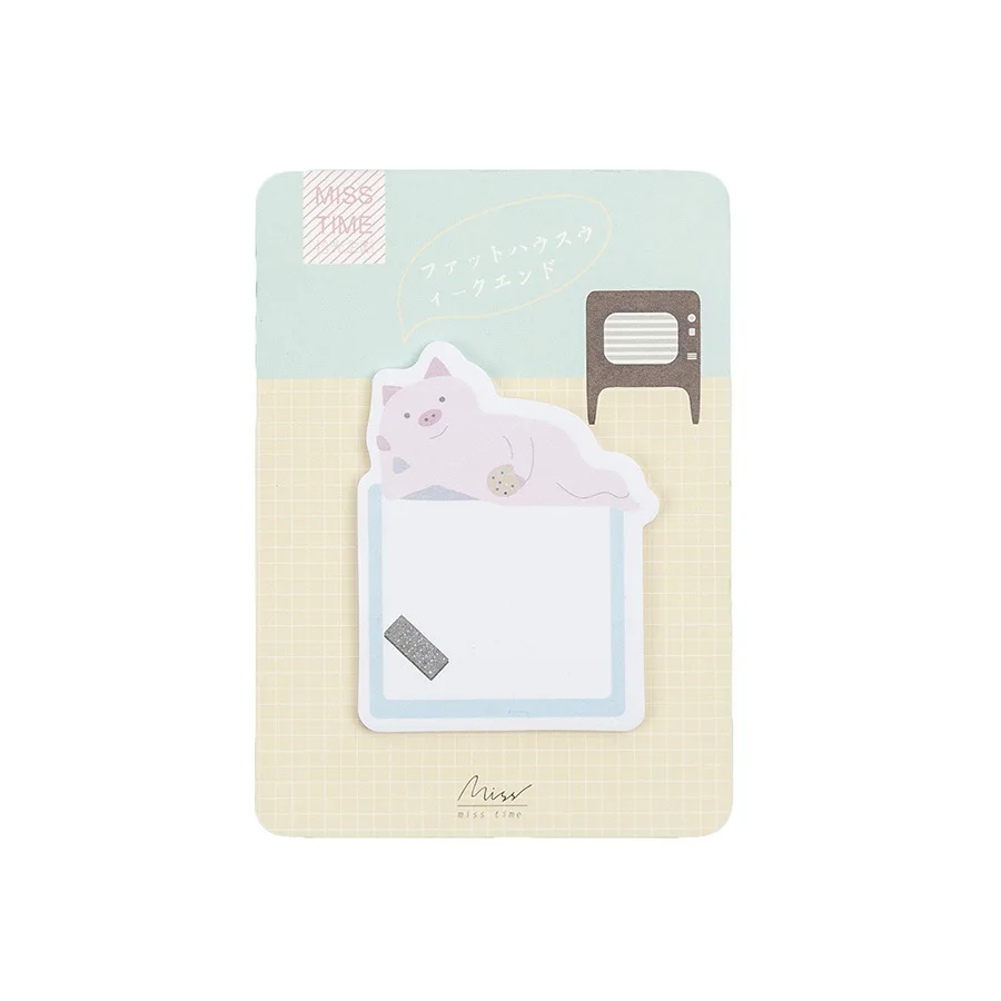 

20Sets Memo Pads Sticky Notes Fat house pig Paper Notepad diary Scrapbooking Stickers Office School stationery Notepads