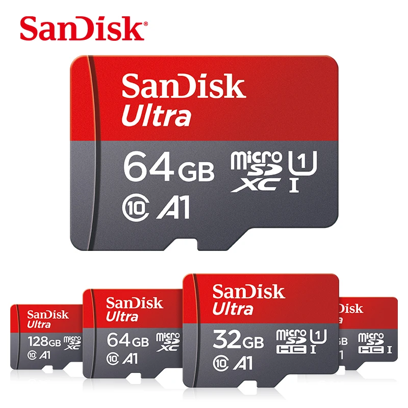 Карта памяти microSD SanDisk 16 ГБ 32 64 100% 128 120 класс 10 МБ/с. для телефона | Компьютеры и офис