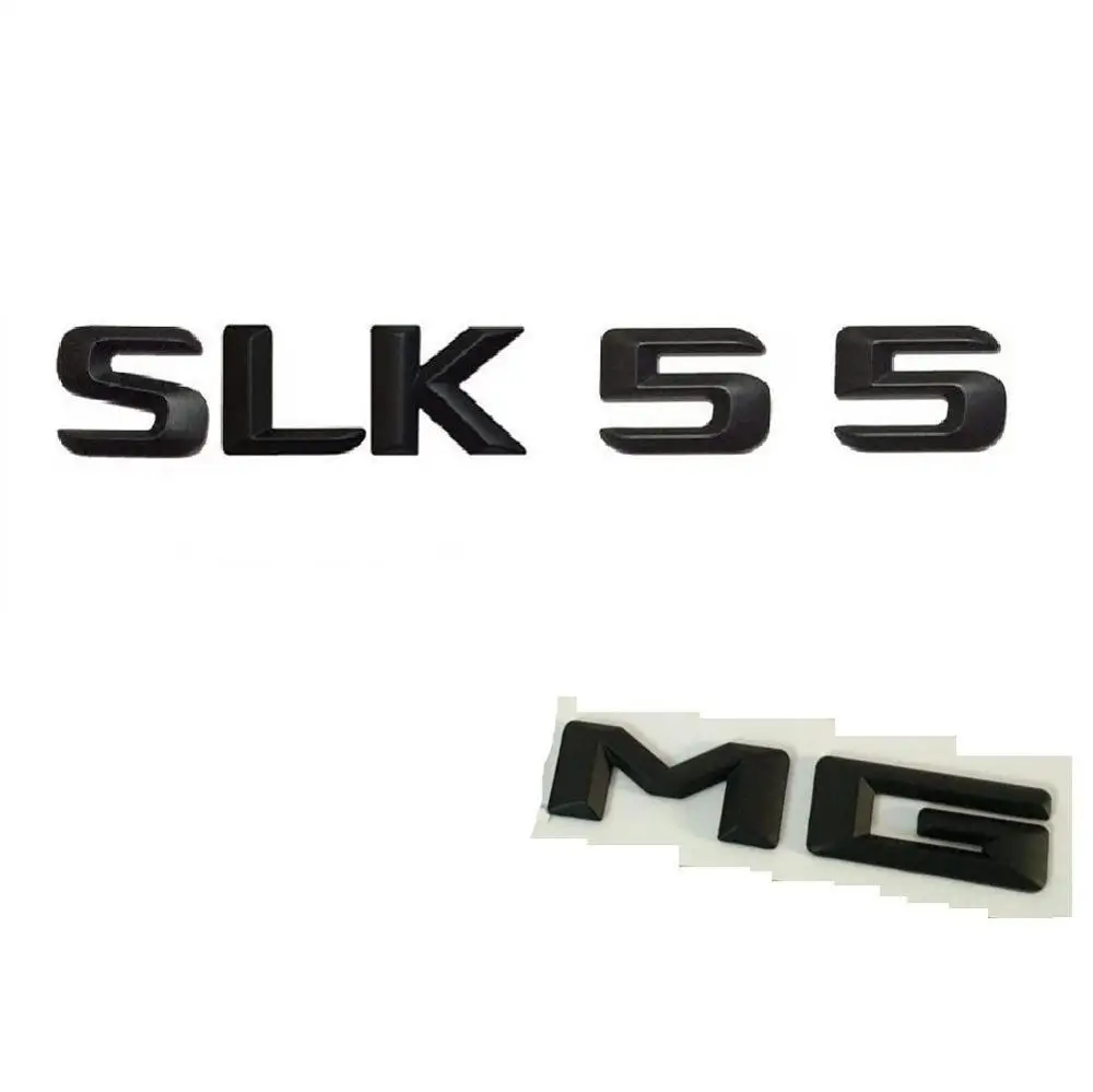 Черные значки с цифрами эмблемами на крышку багажника эмблемы для Mercedes SLK55 Для AMG |