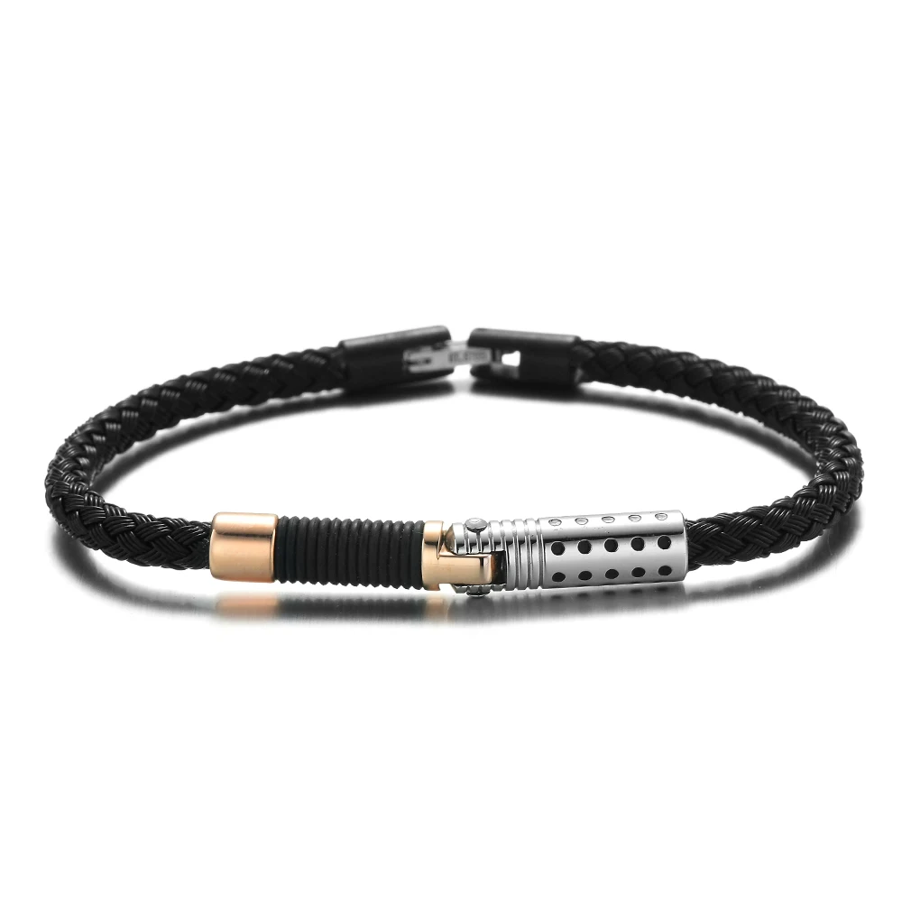 RUIMO полированный мужской роскошный крутой стиль конструкционный дизайн 316L