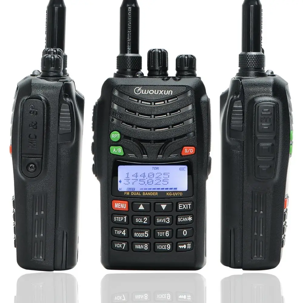WOUXUN KG-UV7D 136-174/375-512mhz 7W высокомощный любительский переносной любительский радиоприёмник рация обновление KG-UVD1P KG-UV6D