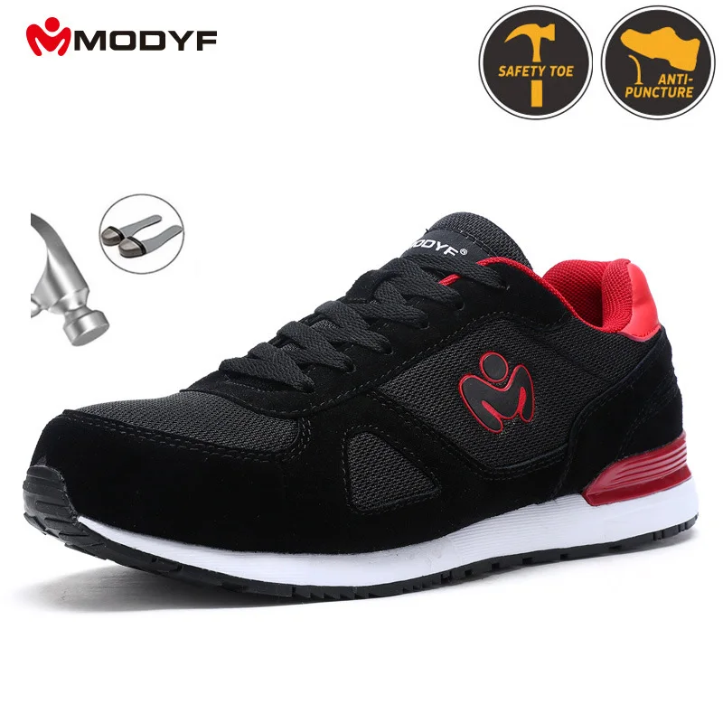 MODYF/защитная обувь для работы со стальным носком нескользящая дышащая легкая