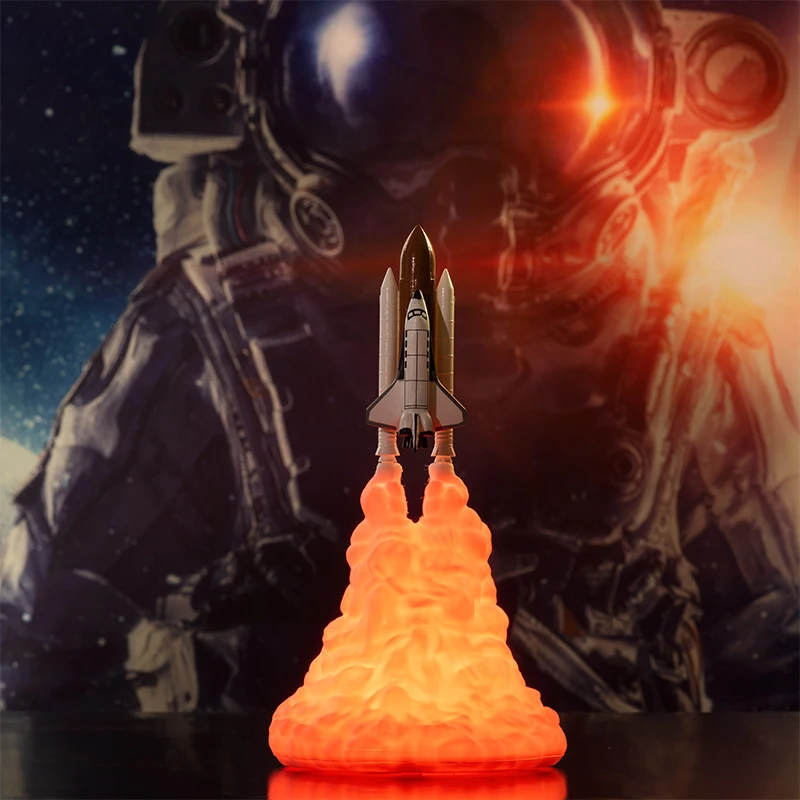VIP ракетная лампа - Испускаемый цвет: space shuttle A