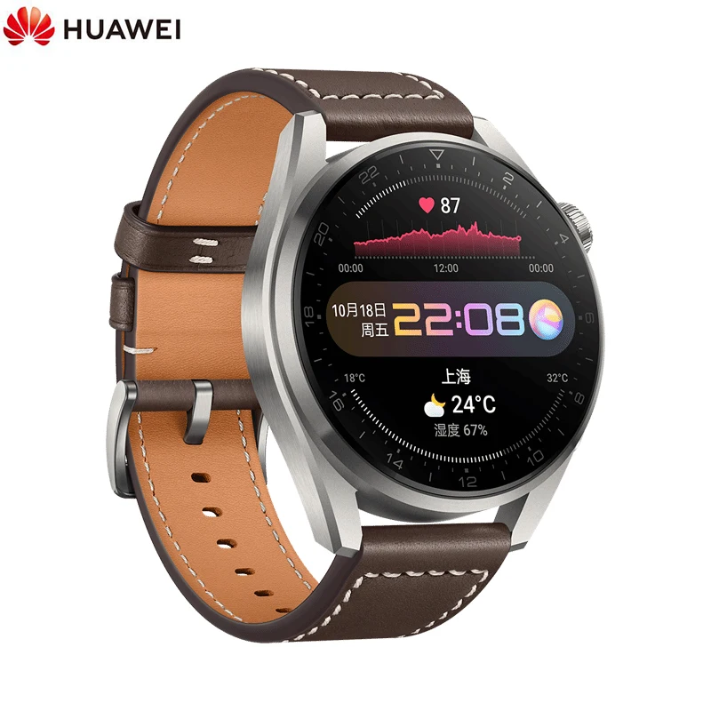 

Original HUAWEI WATCH 3 Pro 48mm SmartWatch LTE eSIM Independent Call Heart Rate Tracker Smart Watch GPS Health Monitoring Watch