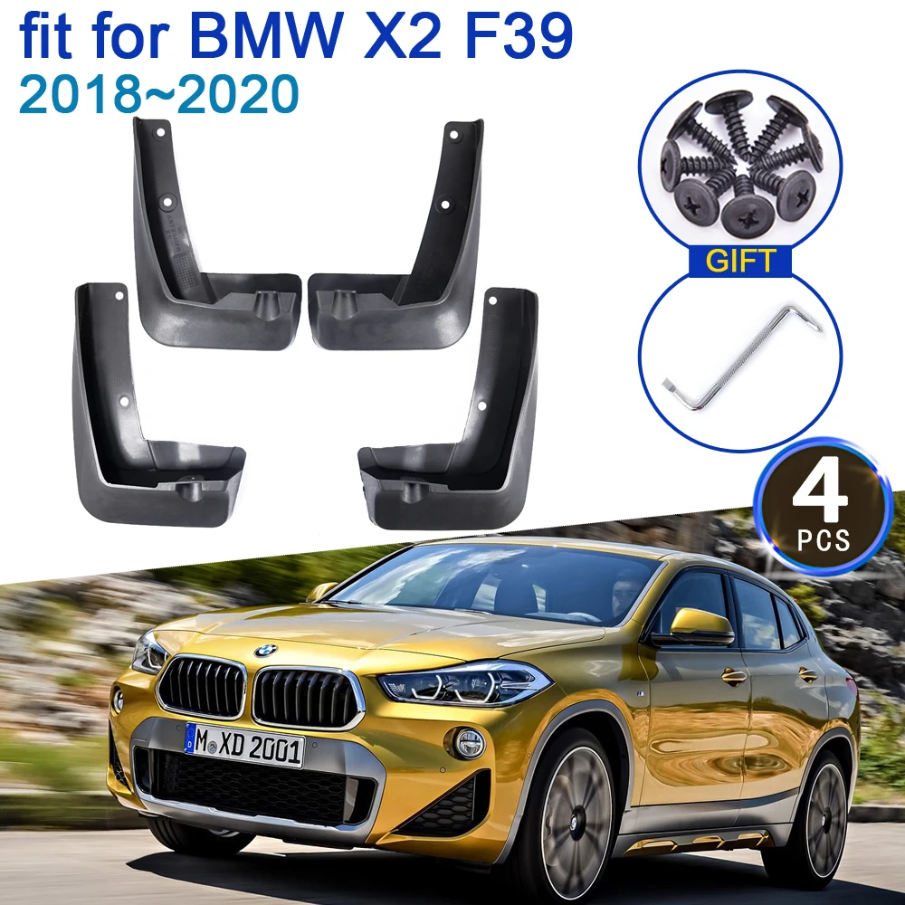 Для BMW X2 F39 2018 2019 2020 автомобиля брызговик 4x крыло брызговиков Средства для укладки