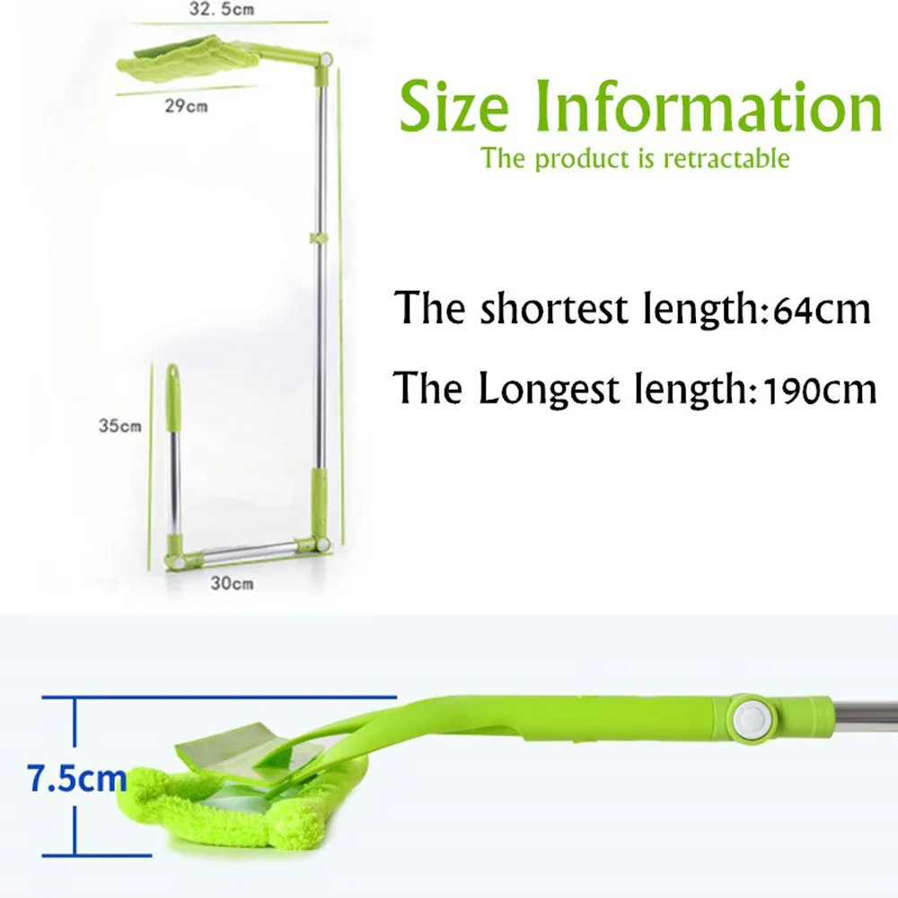 

Foldable Handle Cleaning Glass Sponge Mop Telescopic Foldable Handle Cleaning Glass Sponge Mop Cleaner Window Extendable #30#s