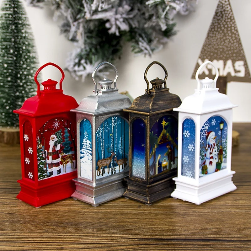 Комплект из 2 предметов Рождественский светильник украшения домашний декор